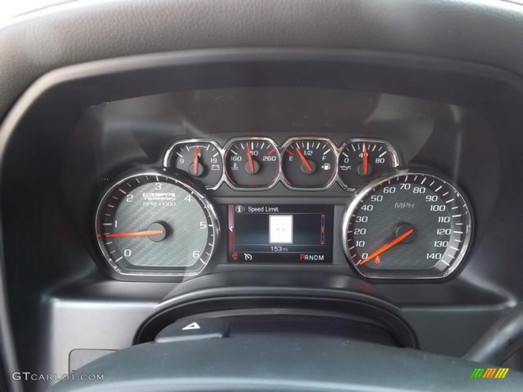 2014 GMC Sierra 1500 SLT Crew Cab 4x4 Gauges Photo #84011571