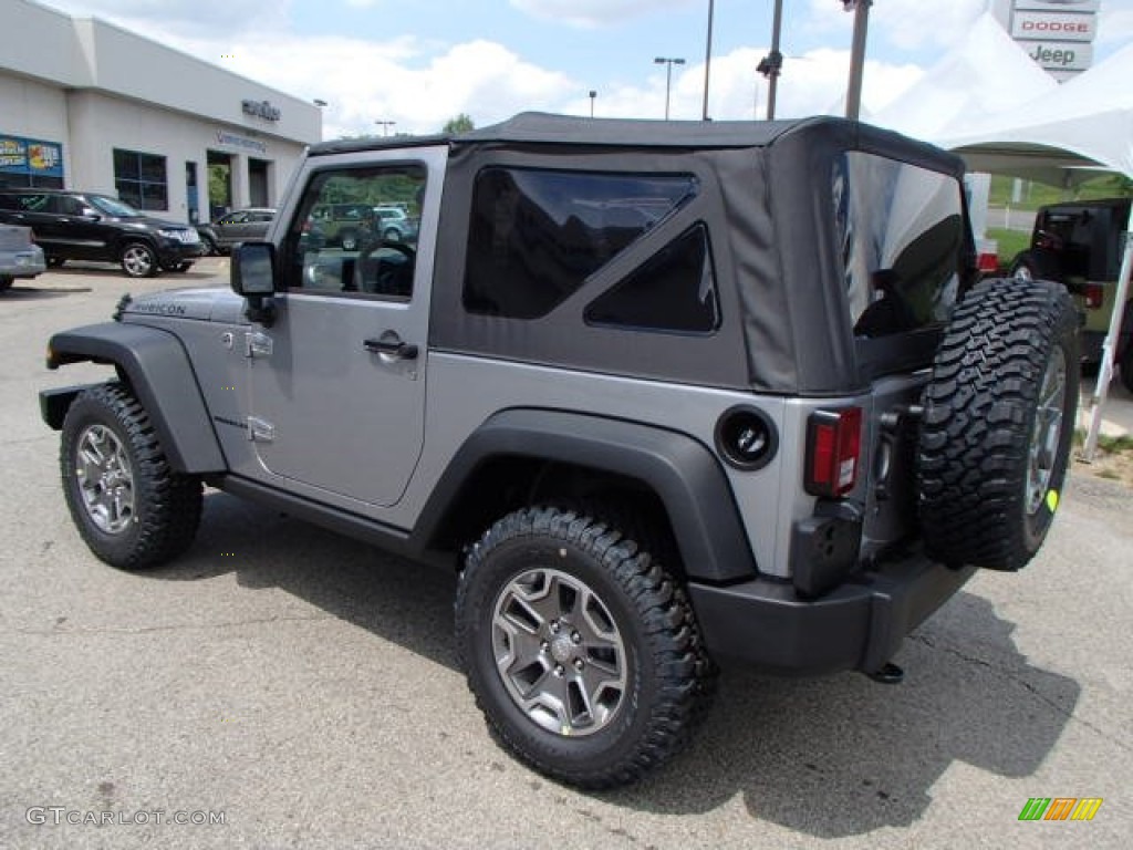 Billet Silver Metallic 2014 Jeep Wrangler Rubicon 4x4 Exterior Photo #84011625