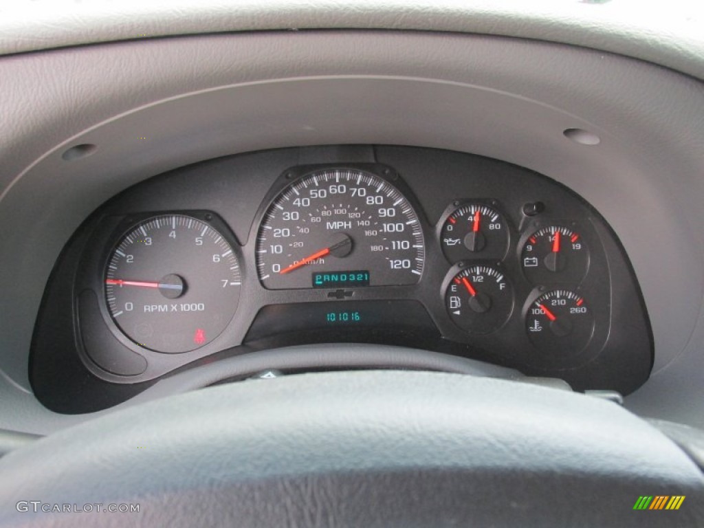 2005 TrailBlazer LS 4x4 - Emerald Jewel Green Metallic / Light Gray photo #12
