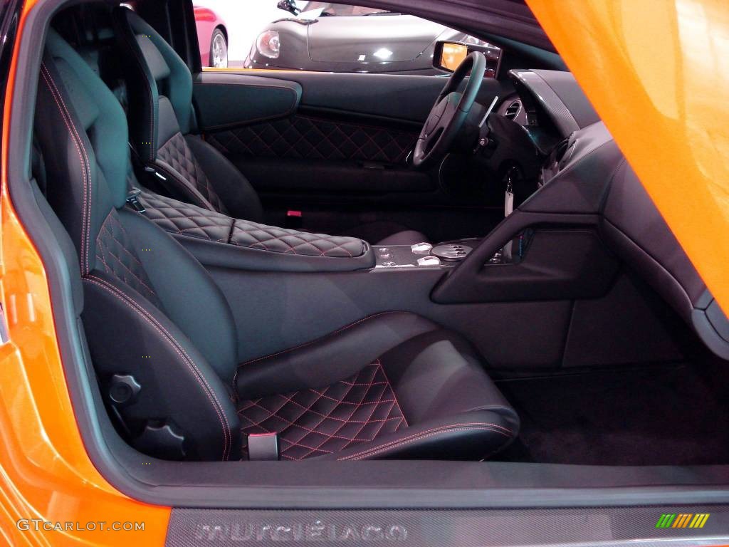 Nero Perseus Interior 2009 Lamborghini Murcielago LP640 Coupe Photo #840119