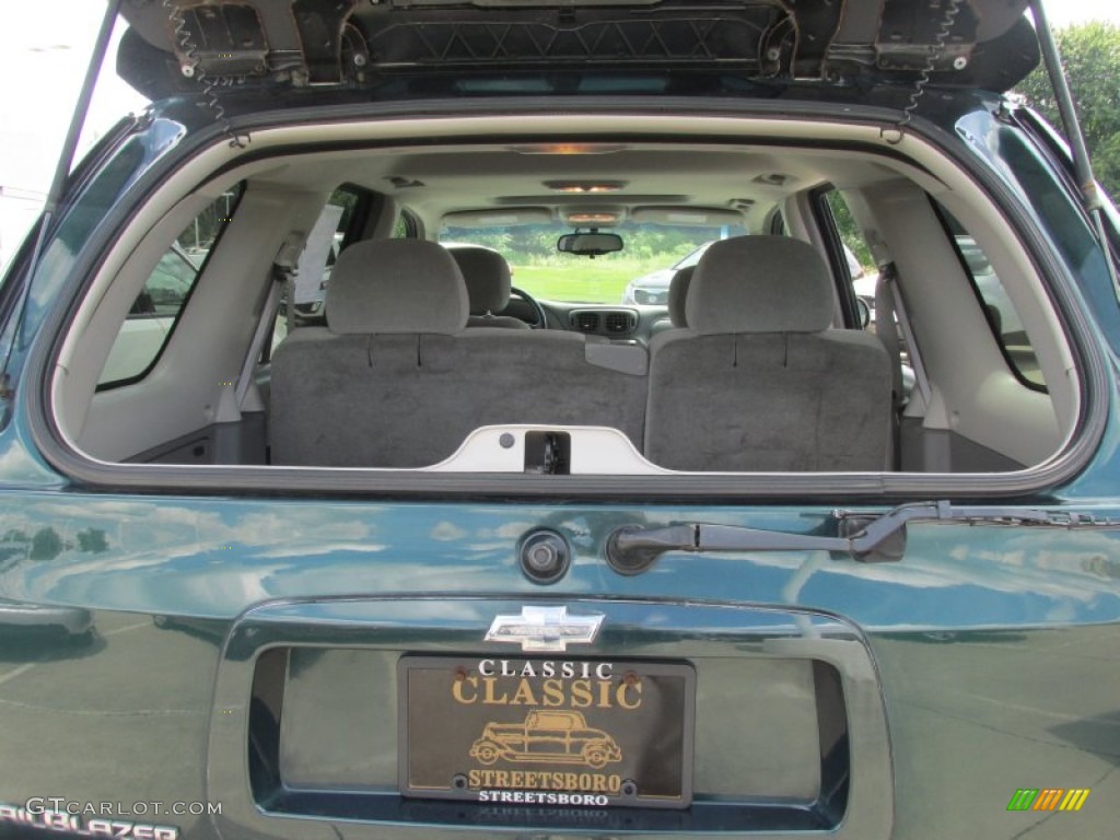 2005 TrailBlazer LS 4x4 - Emerald Jewel Green Metallic / Light Gray photo #17