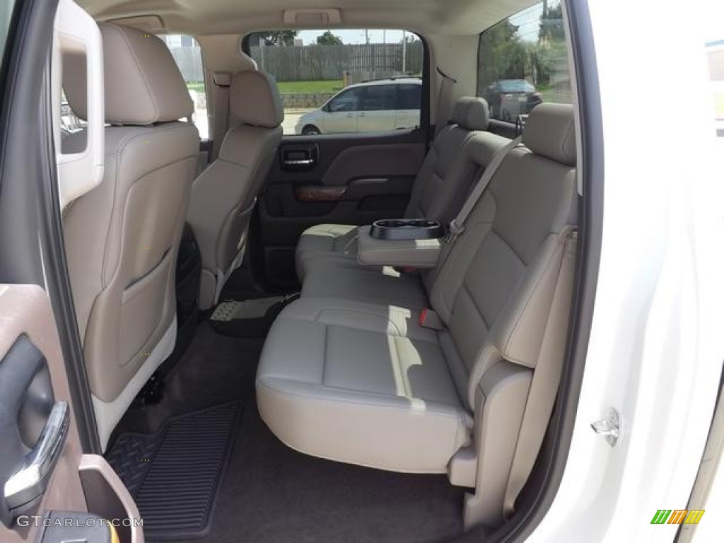 2014 GMC Sierra 1500 SLT Crew Cab 4x4 Rear Seat Photo #84012321