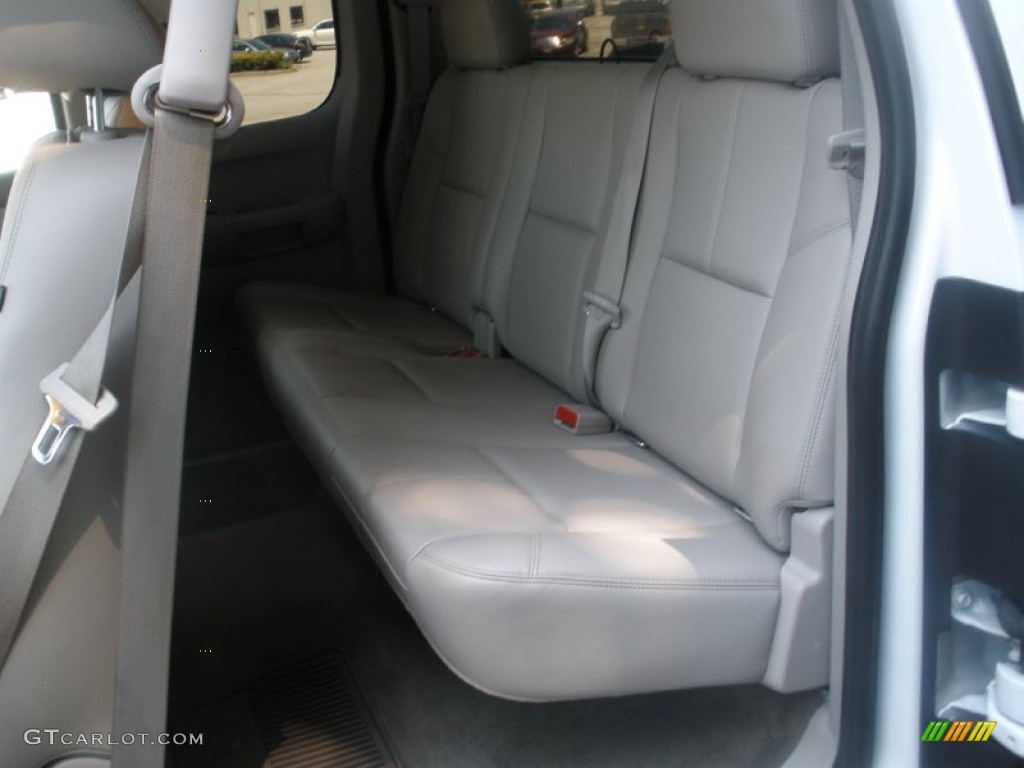 2011 Silverado 1500 LTZ Extended Cab 4x4 - Summit White / Light Titanium/Dark Titanium photo #8