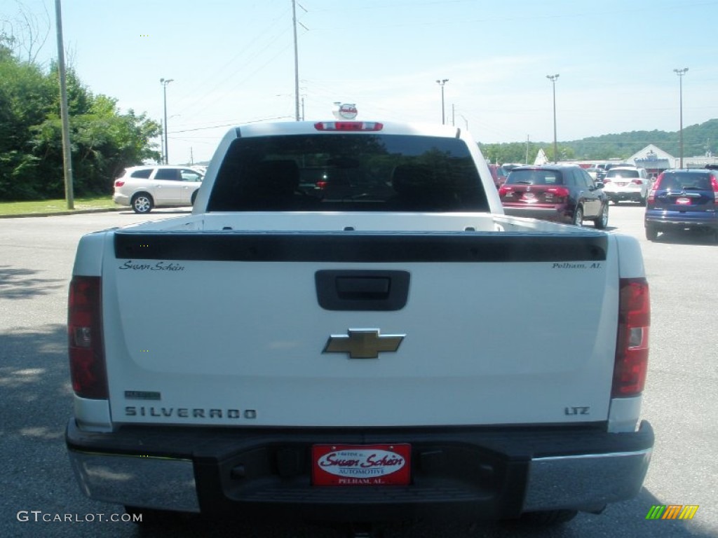 2011 Silverado 1500 LTZ Extended Cab 4x4 - Summit White / Light Titanium/Dark Titanium photo #10