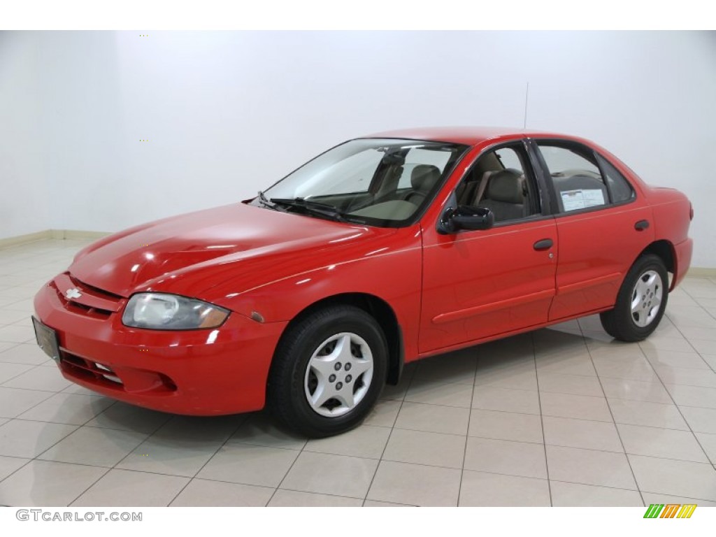 Victory Red 2004 Chevrolet Cavalier Sedan Exterior Photo #84013749