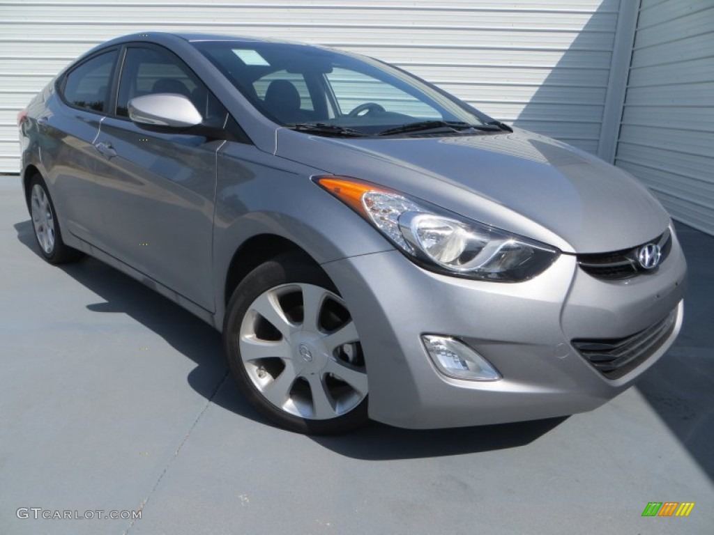 2013 Elantra Limited - Titanium Gray Metallic / Gray photo #2