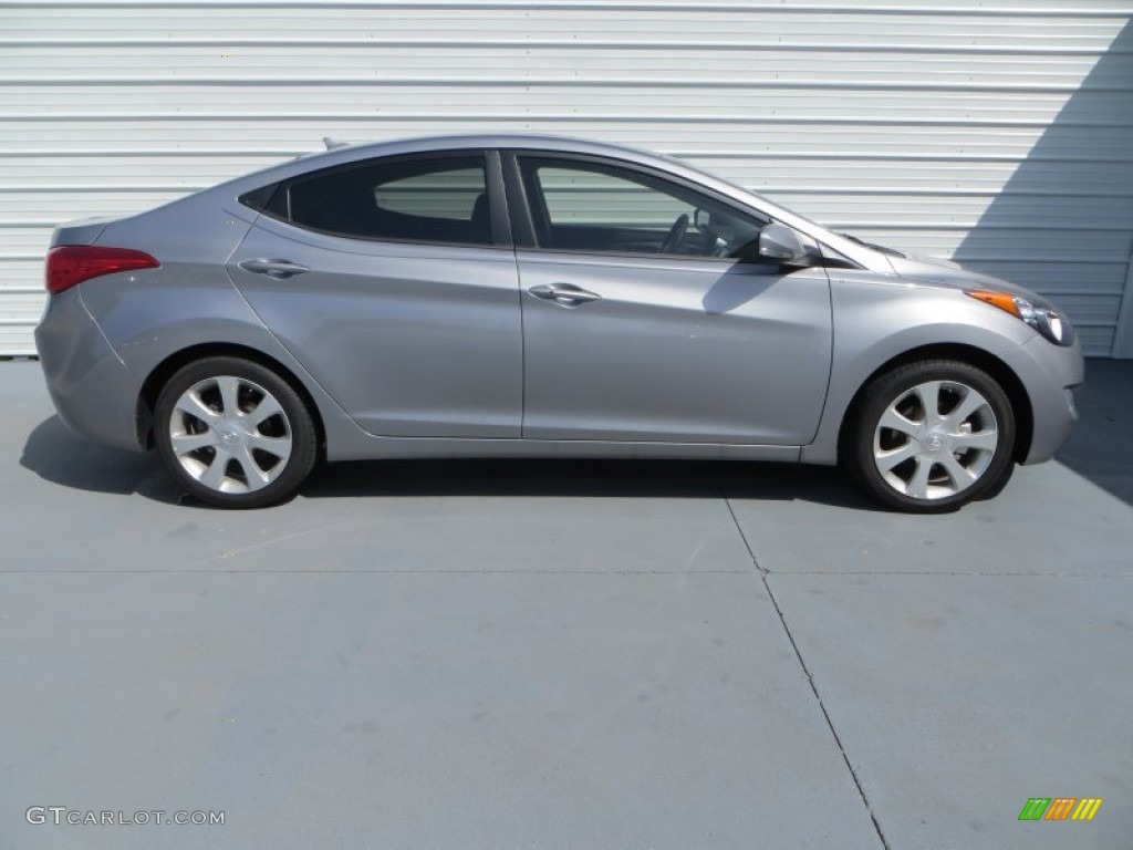 2013 Elantra Limited - Titanium Gray Metallic / Gray photo #3