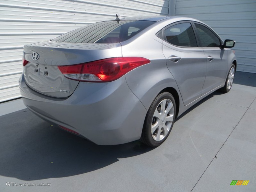 2013 Elantra Limited - Titanium Gray Metallic / Gray photo #4