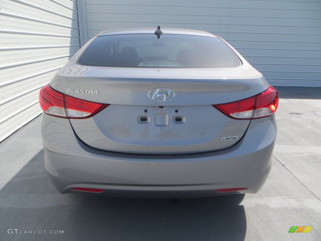 2013 Elantra Limited - Titanium Gray Metallic / Gray photo #5