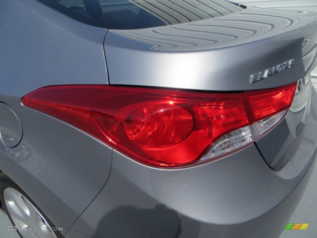 2013 Elantra Limited - Titanium Gray Metallic / Gray photo #11