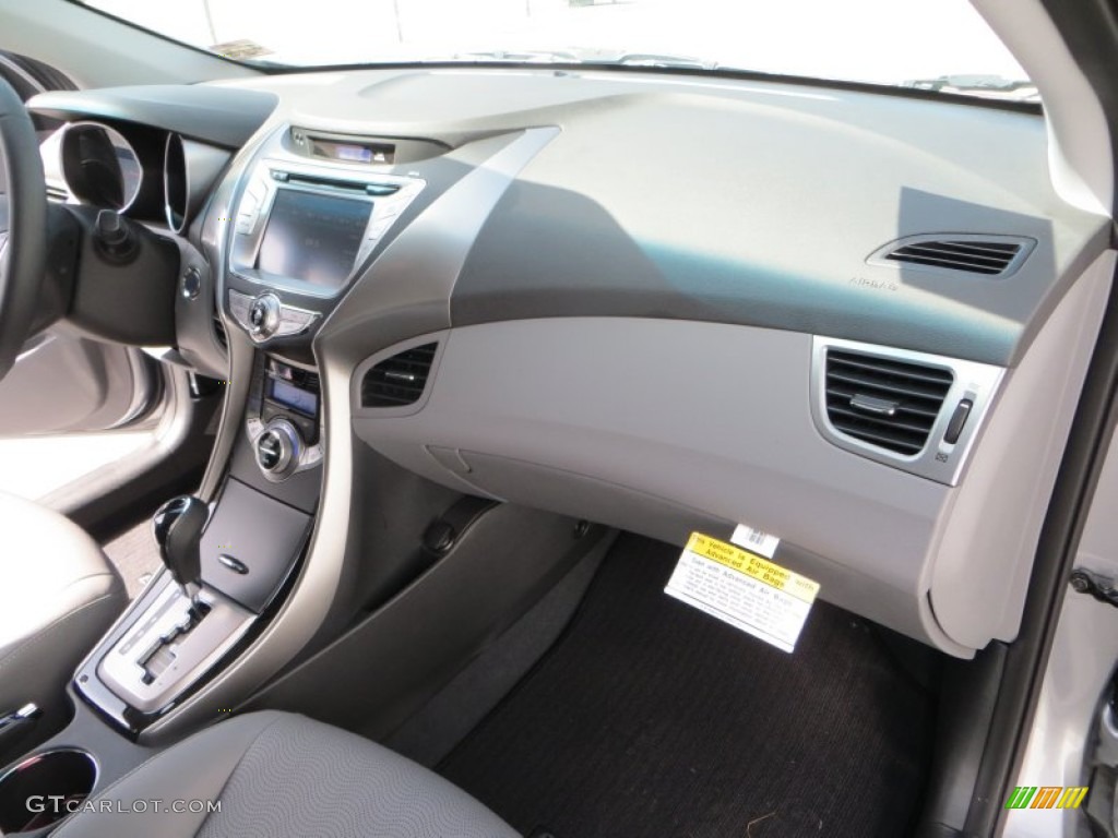2013 Elantra Limited - Titanium Gray Metallic / Gray photo #17