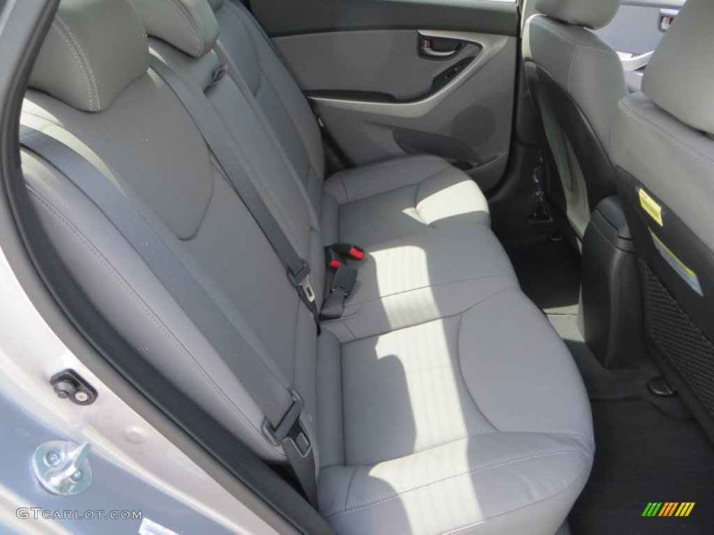 2013 Elantra Limited - Titanium Gray Metallic / Gray photo #20