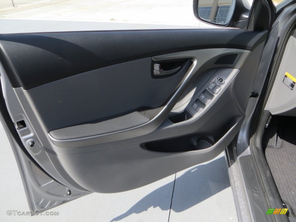 2013 Elantra Limited - Titanium Gray Metallic / Gray photo #22