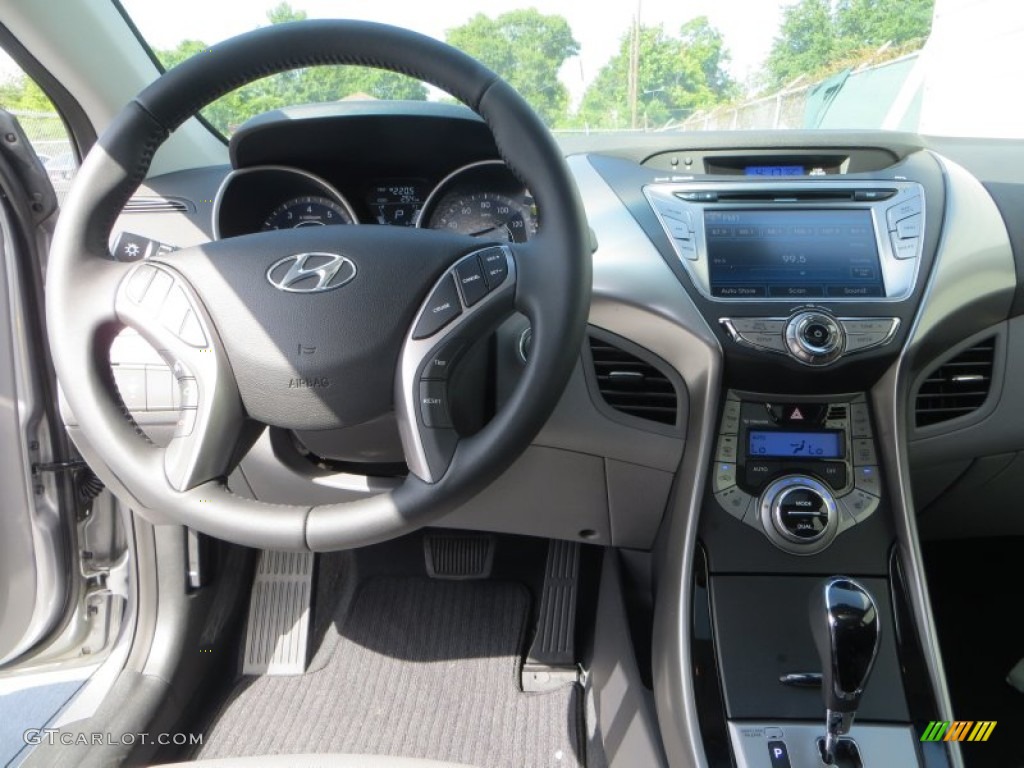 2013 Elantra Limited - Titanium Gray Metallic / Gray photo #27