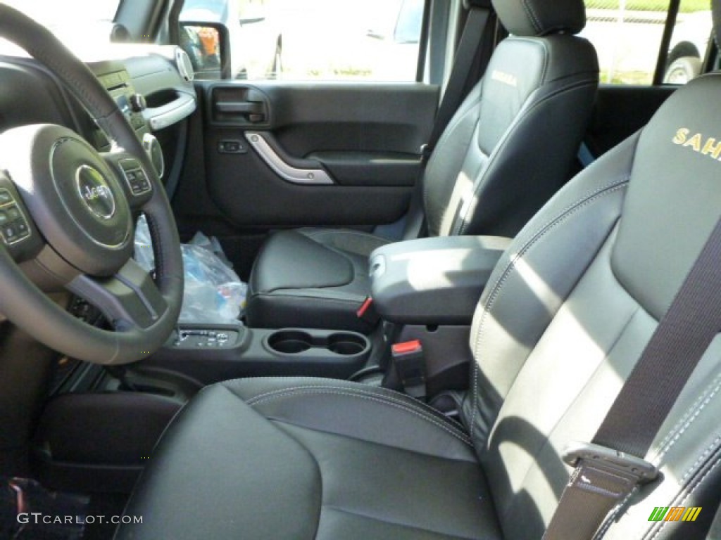 2014 Wrangler Unlimited Sahara 4x4 - Anvil / Black photo #10