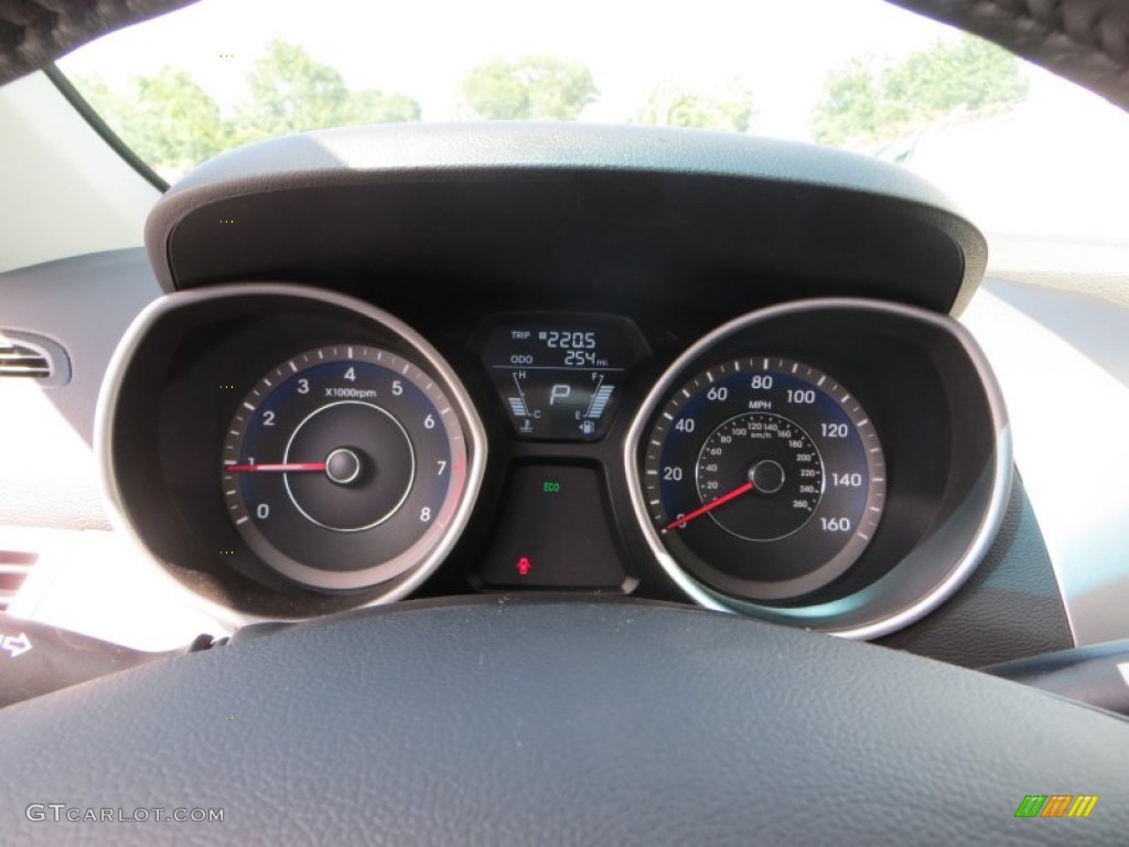 2013 Elantra Limited - Titanium Gray Metallic / Gray photo #34