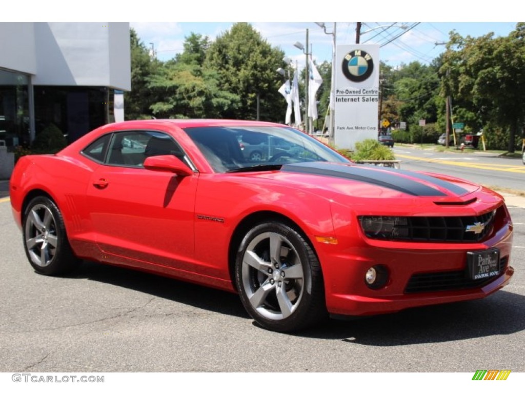 2011 Camaro SS/RS Coupe - Victory Red / Black photo #3