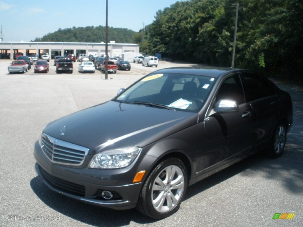 2008 C 300 Luxury - Steel Grey Metallic / Black photo #14