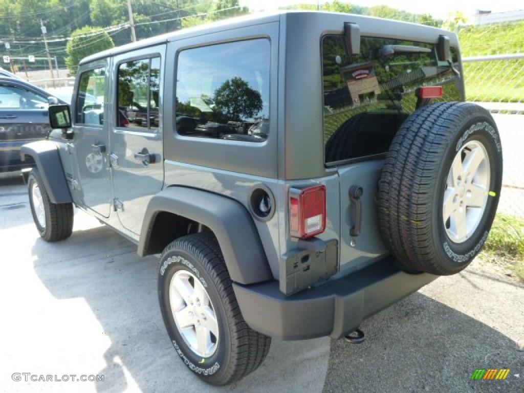 2014 Wrangler Unlimited Sport S 4x4 - Anvil / Black photo #3