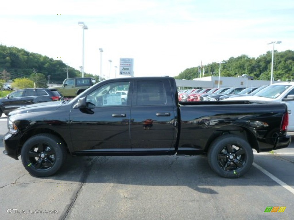 Black 2013 Ram 1500 Black Express Quad Cab 4x4 Exterior Photo #84015705