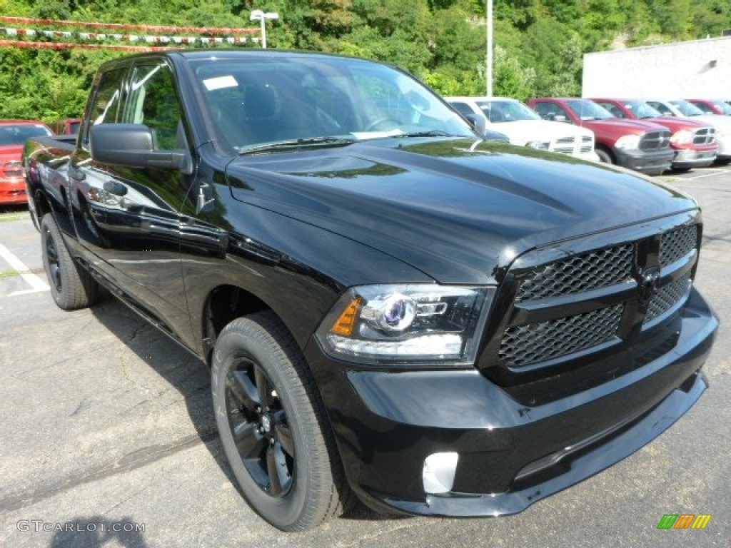 2013 Ram 1500 Black Express Quad Cab 4x4 Exterior Photos