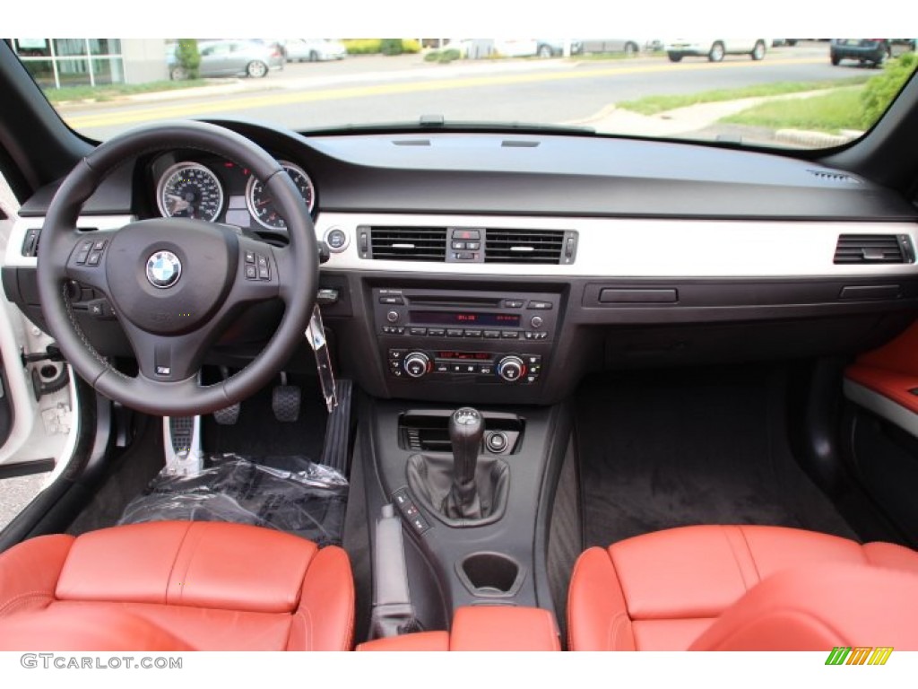2008 BMW M3 Convertible Fox Red Dashboard Photo #84016002
