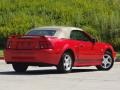 2004 Torch Red Ford Mustang V6 Convertible  photo #3