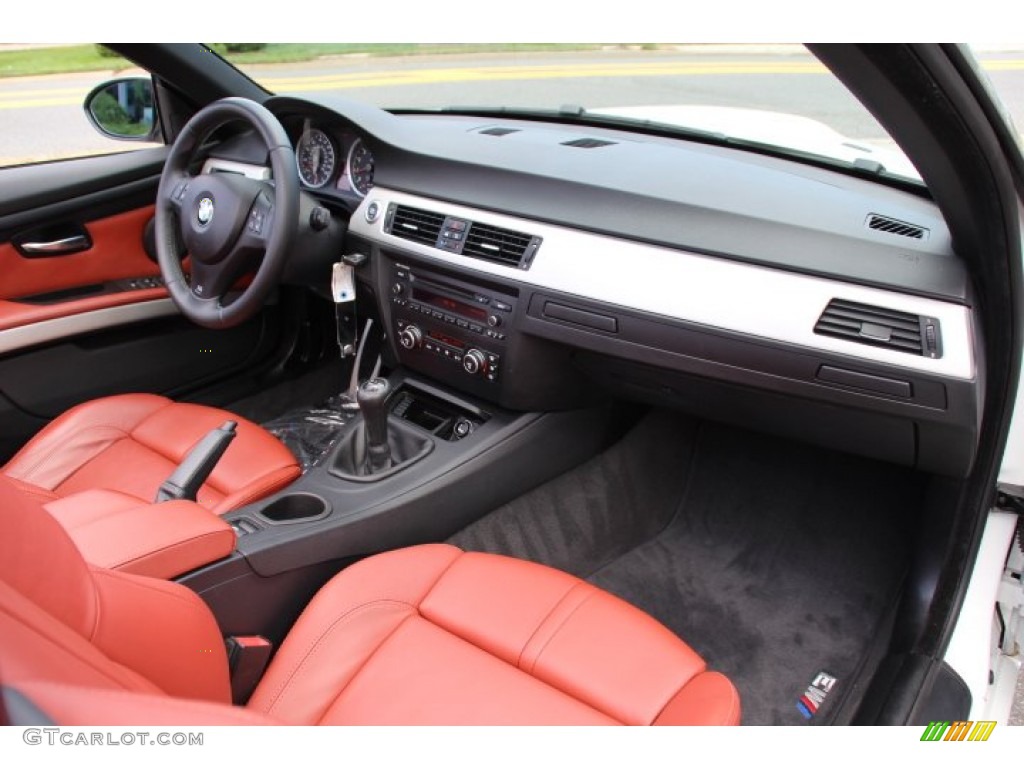 2008 BMW M3 Convertible Fox Red Dashboard Photo #84016200