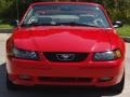 2004 Torch Red Ford Mustang V6 Convertible  photo #20