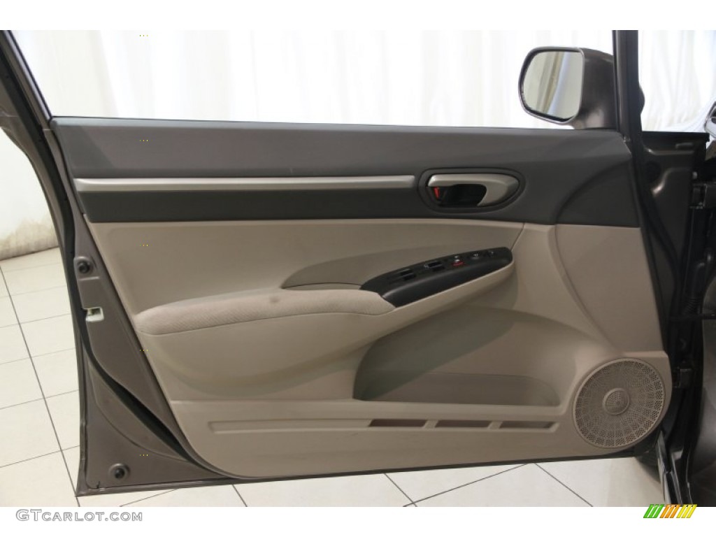 2010 Civic EX Sedan - Urban Titanium Metallic / Gray photo #4