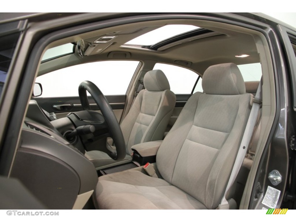 2010 Civic EX Sedan - Urban Titanium Metallic / Gray photo #5