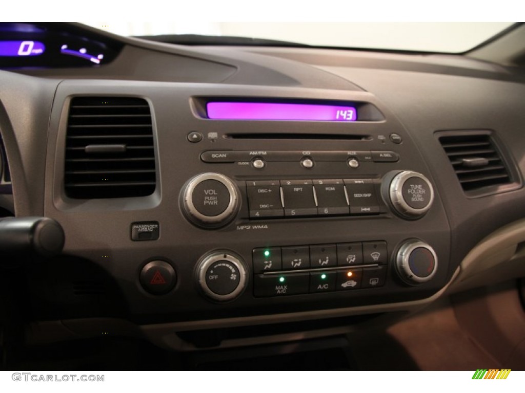 2010 Civic EX Sedan - Urban Titanium Metallic / Gray photo #8