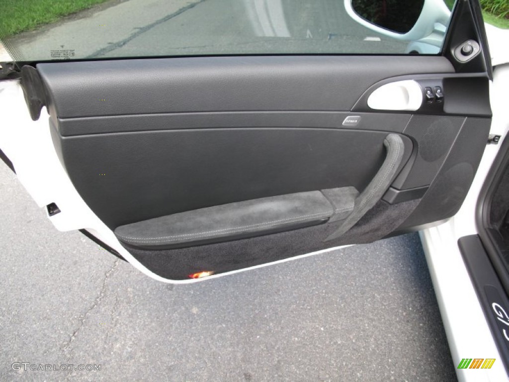 2010 Porsche 911 GT3 Black w/Alcantara Door Panel Photo #84016680