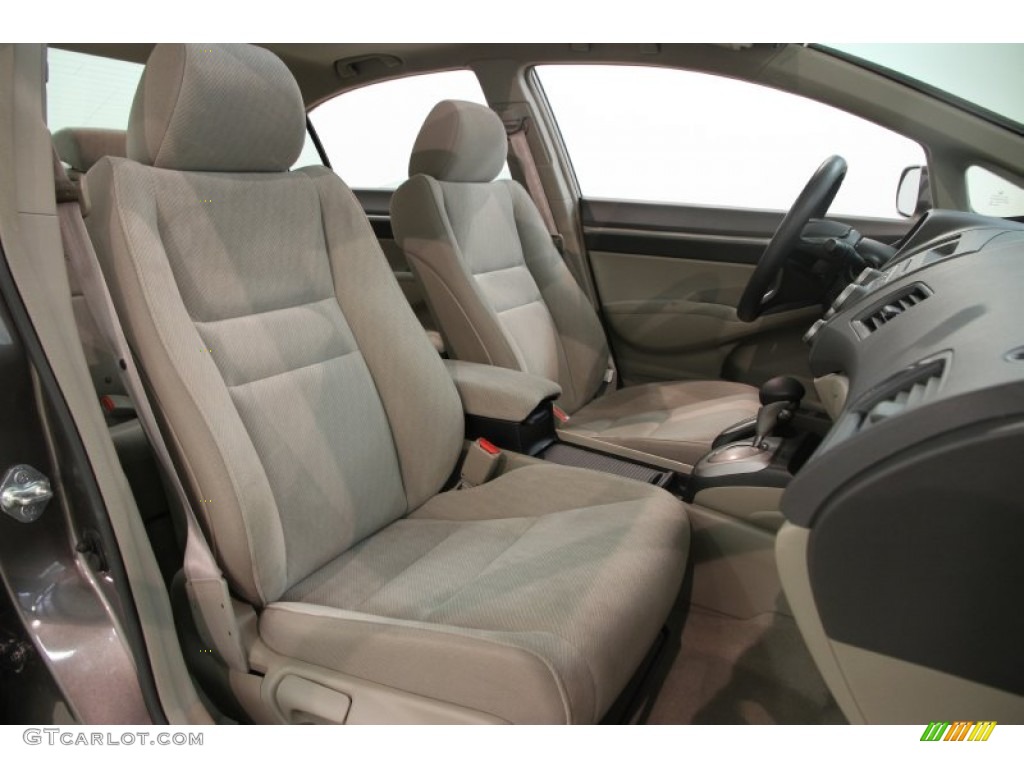 2010 Civic EX Sedan - Urban Titanium Metallic / Gray photo #13
