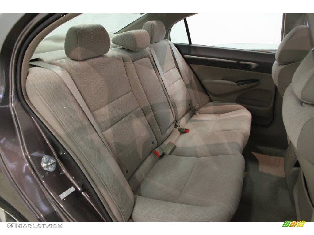 2010 Civic EX Sedan - Urban Titanium Metallic / Gray photo #14