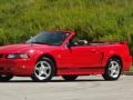 2004 Torch Red Ford Mustang V6 Convertible  photo #34