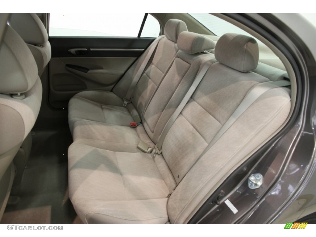 2010 Civic EX Sedan - Urban Titanium Metallic / Gray photo #15