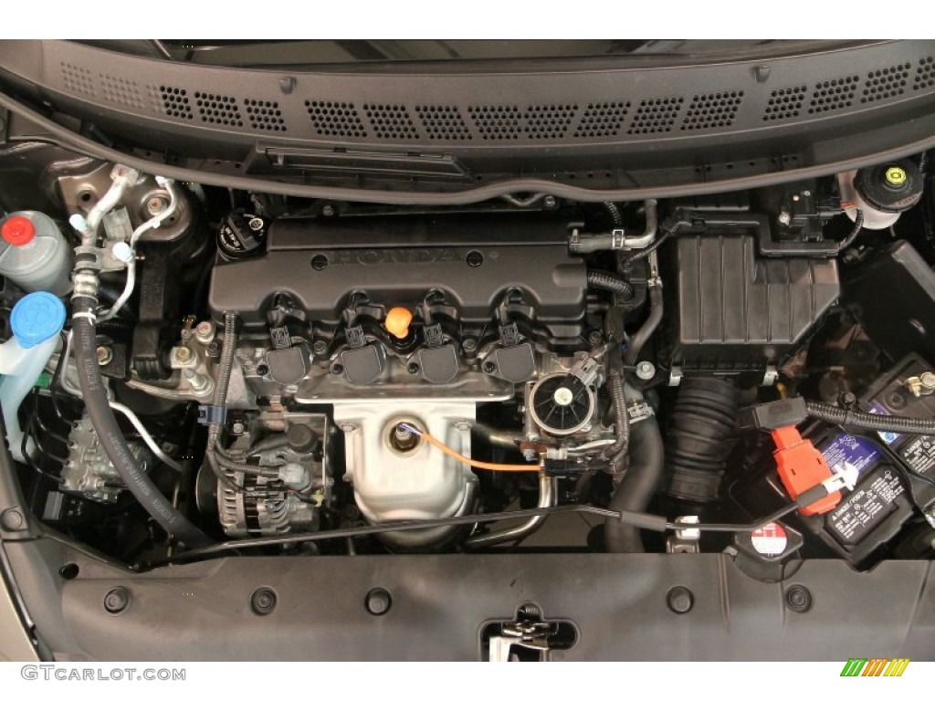 2010 Civic EX Sedan - Urban Titanium Metallic / Gray photo #17