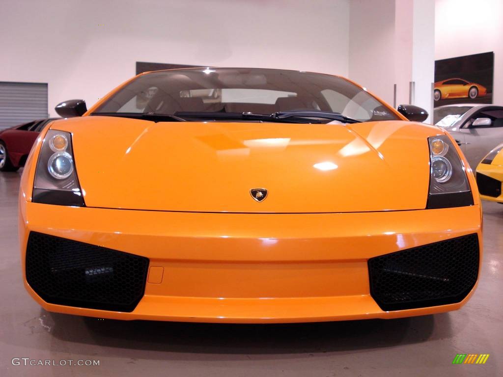 2008 Gallardo Superleggera - Arancio Borealis (Orange) / Nero Superleggera photo #3