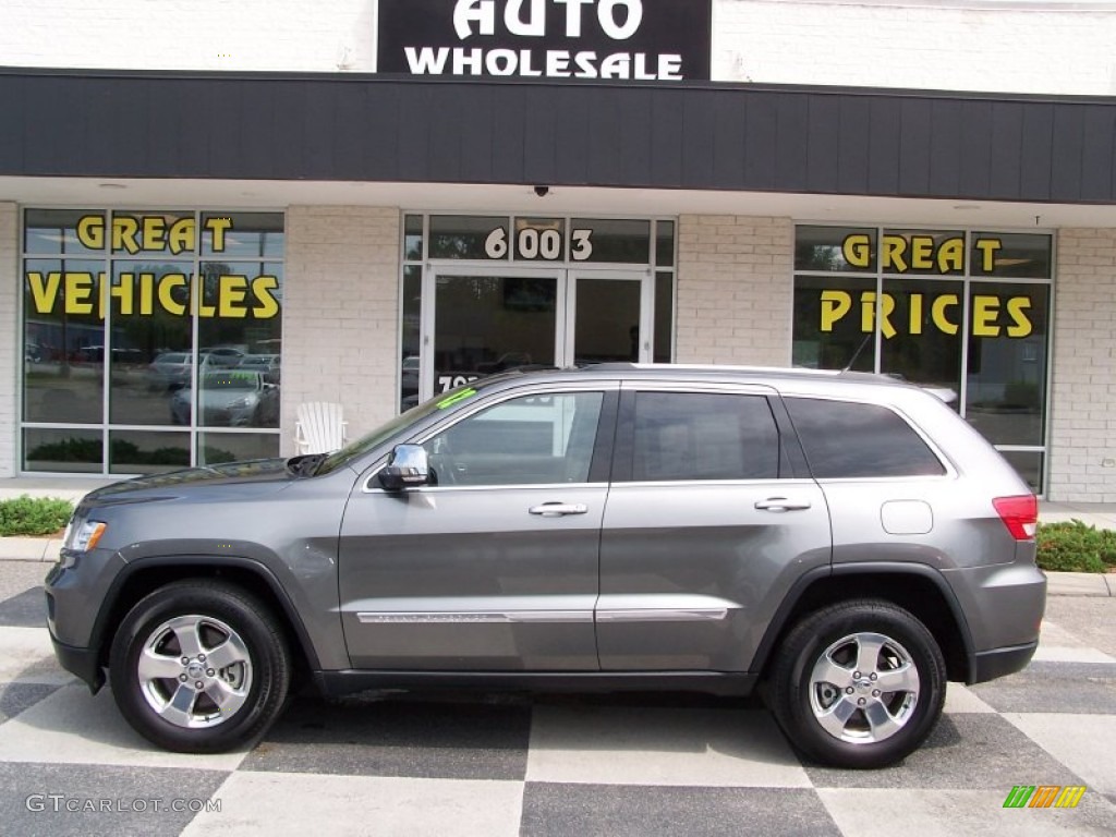 2012 Grand Cherokee Limited 4x4 - Mineral Gray Metallic / Black/Light Frost Beige photo #1