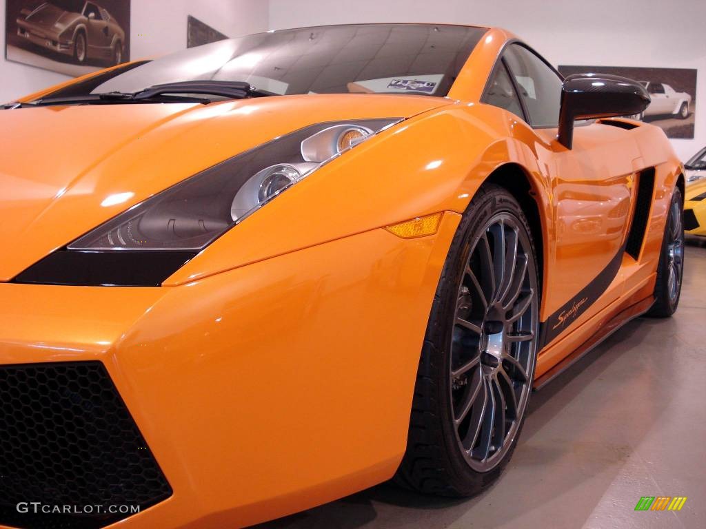 2008 Gallardo Superleggera - Arancio Borealis (Orange) / Nero Superleggera photo #4