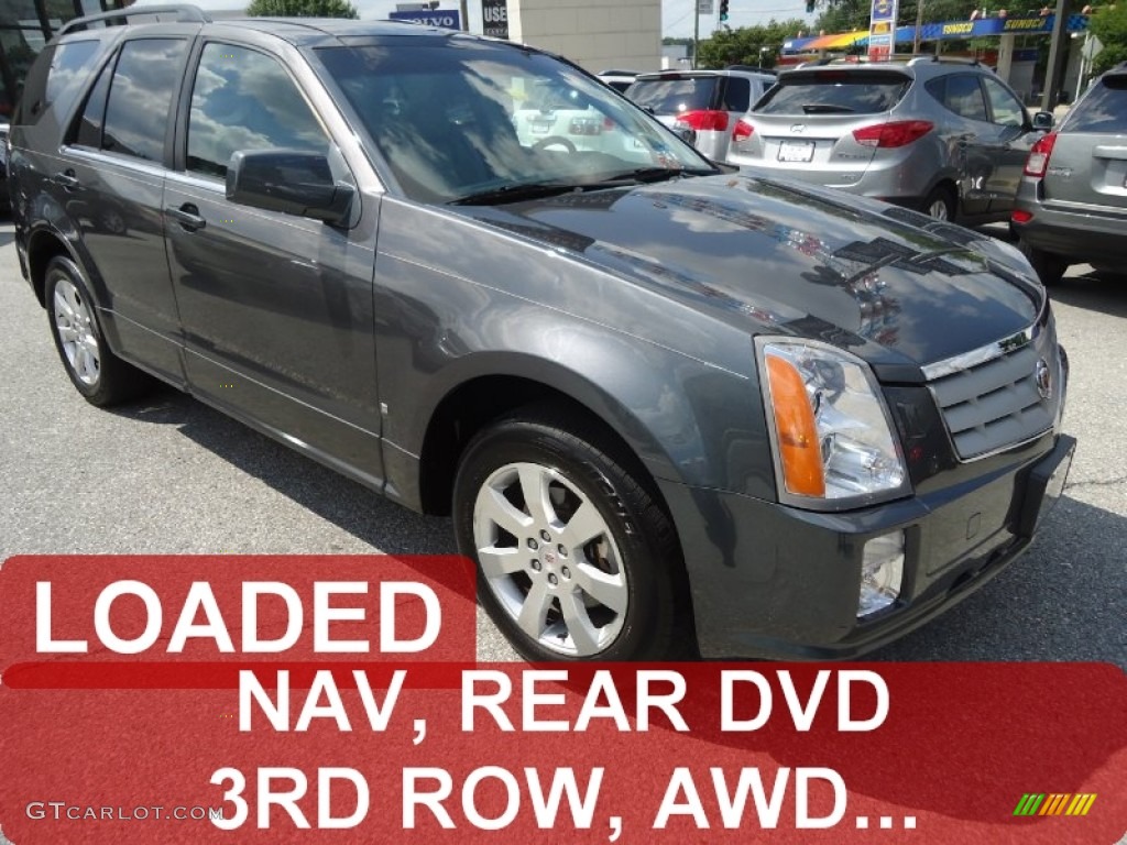 2008 SRX 4 V6 AWD - Thunder Gray ChromaFlair / Light Gray/Ebony photo #1