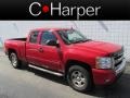 2008 Victory Red Chevrolet Silverado 1500 LT Extended Cab 4x4  photo #1