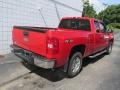 2008 Victory Red Chevrolet Silverado 1500 LT Extended Cab 4x4  photo #7