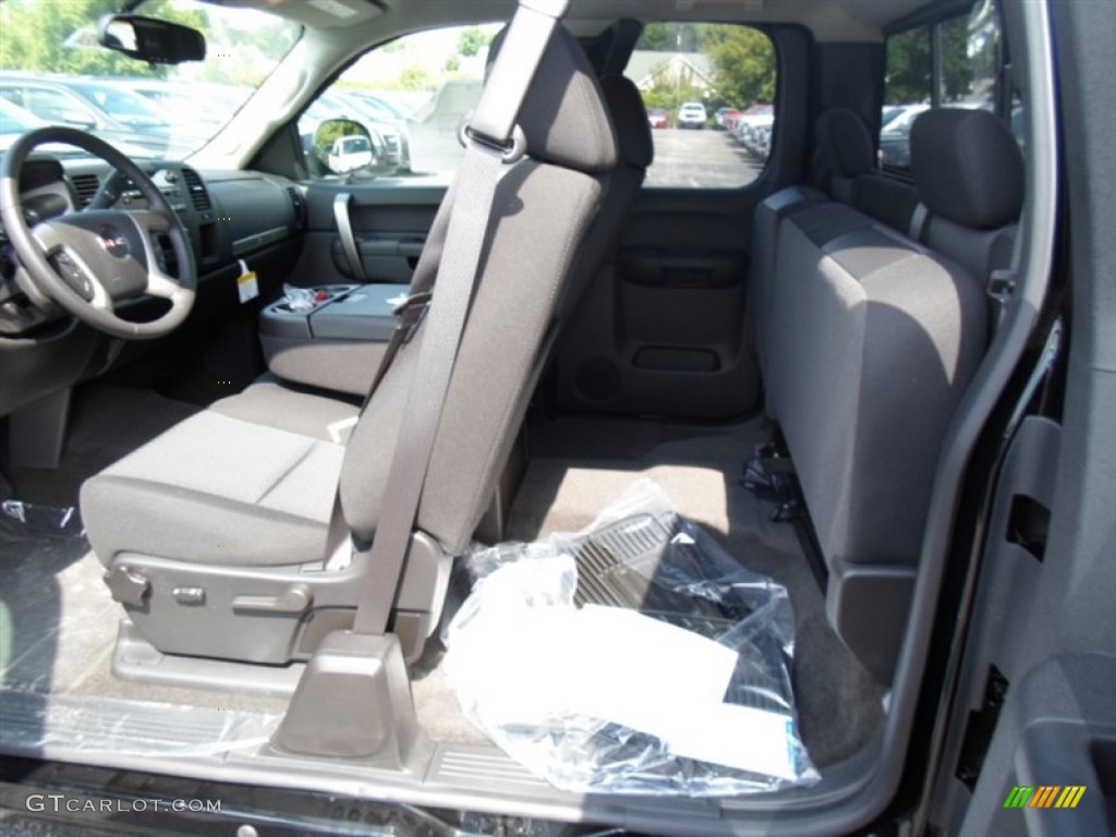 2013 Sierra 1500 SLE Extended Cab 4x4 - Onyx Black / Ebony photo #4