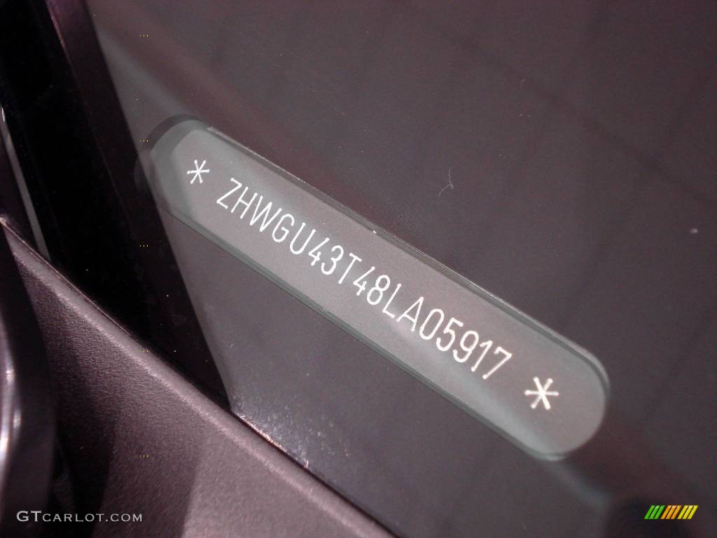 2008 Lamborghini Gallardo Superleggera Info Tag Photo #840191