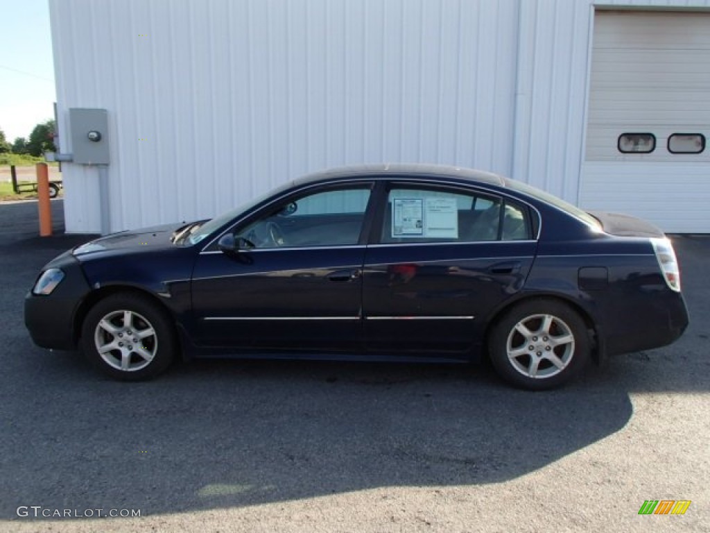 2005 Altima 2.5 S - Majestic Blue Metallic / Blond photo #1