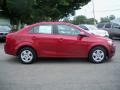 2013 Crystal Red Tintcoat Chevrolet Sonic LS Sedan  photo #4