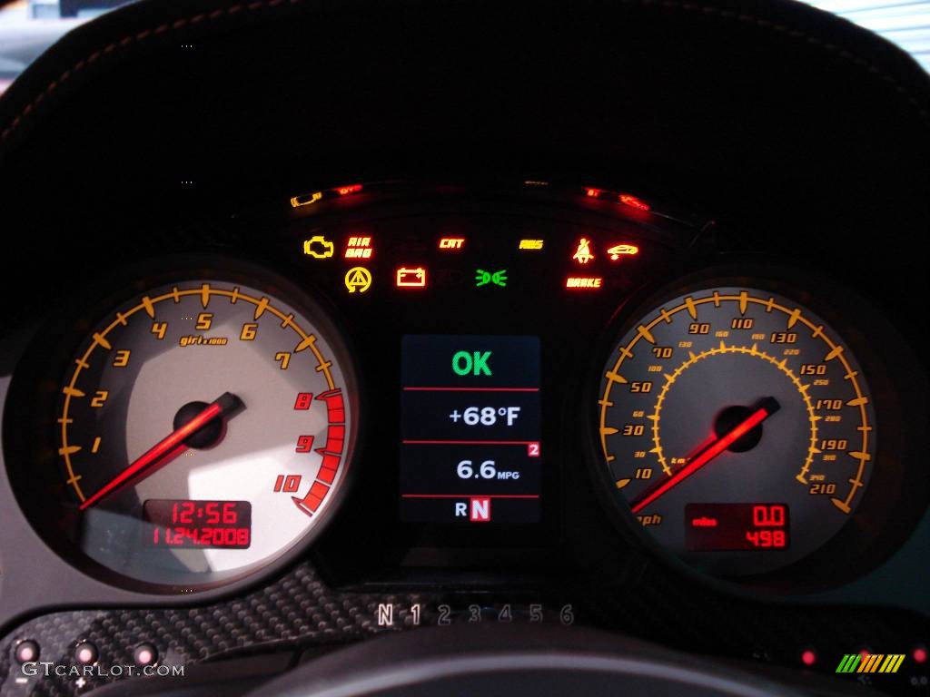 2008 Lamborghini Gallardo Superleggera Gauges Photo #840206