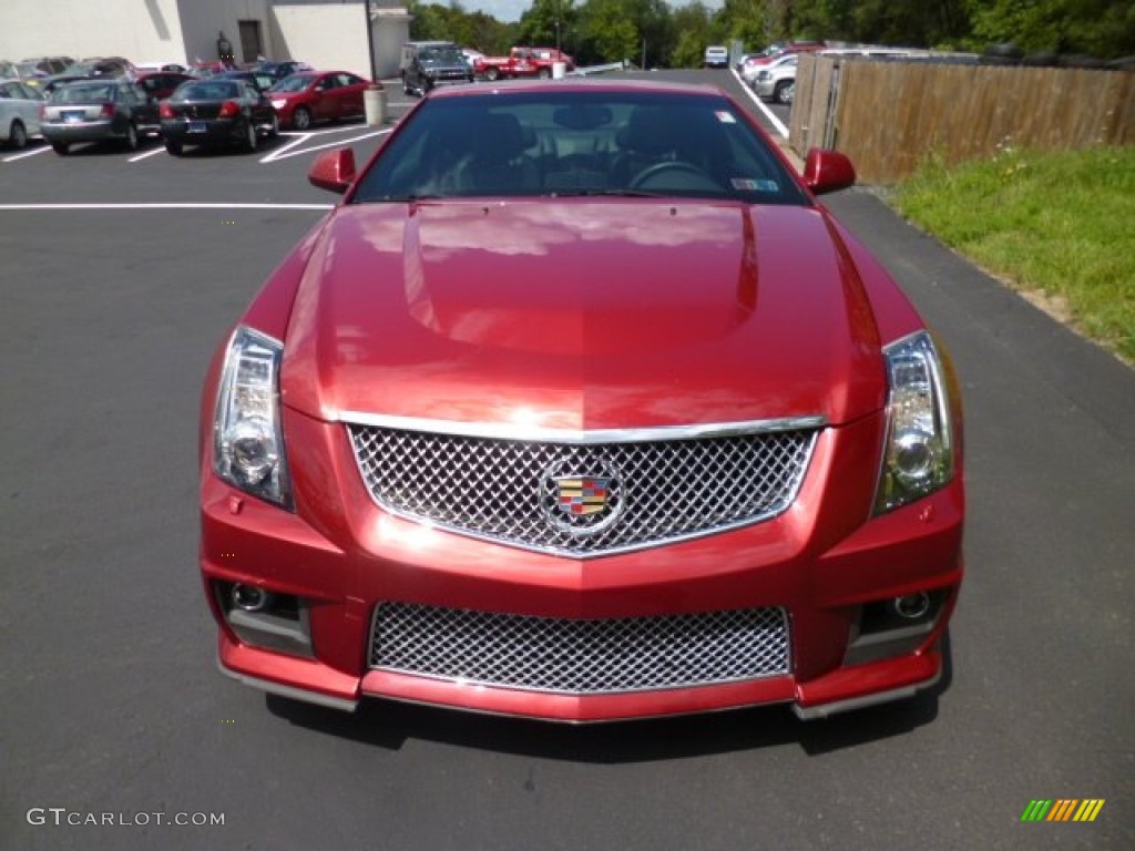 Crystal Red Tintcoat 2011 Cadillac CTS -V Coupe Exterior Photo #84020727